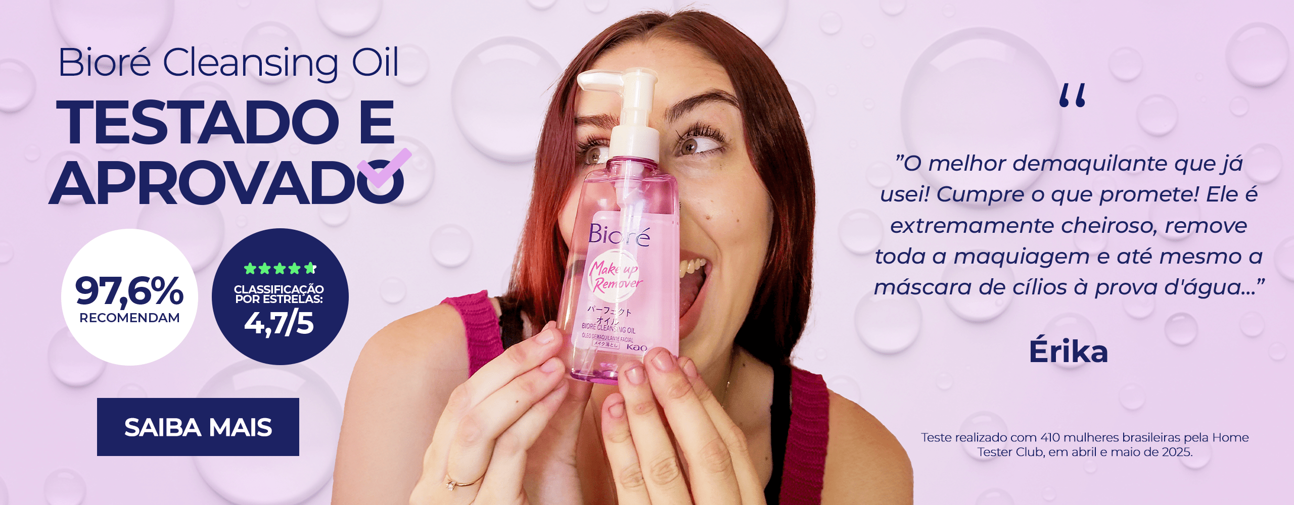 [BIORÉ] Banner Home HTC - CLEANSING OIL desktop